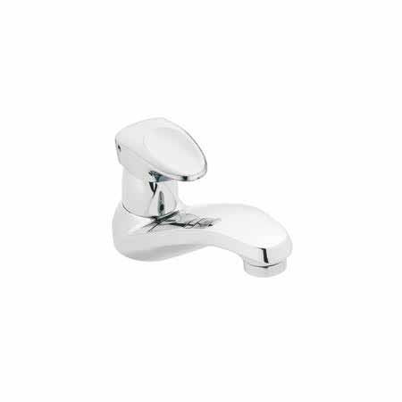 MOEN 8884 CHROME SLOW CLOSE SINGLE HANDLE METERING LAVATORY WITHOUT DRAIN ASSEMBLY NON MIXING
