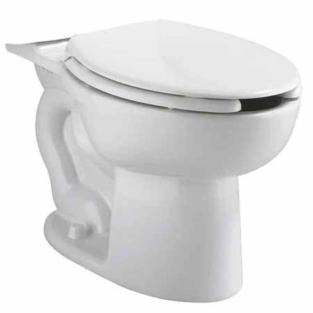 AS 3481.001.020 CADET WHITE ELONGATED PRESSURE ASSIST UNIVERSAL BOWL ONLY 1.1/1.6GPF W/EVERCLEAN SURFACE 