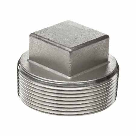 SSFIT 1/4IN 150# 304 SQUARE HEAD PLUG SSS4SHP.250 ** FOR HEX HEAD SEE P/N 4926421