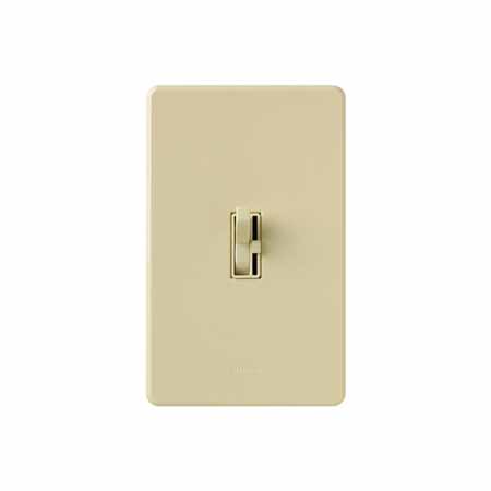LUT AYCL-153P-IV 120V DIMMER - 150W DIMMABLE CFL/LED OR 600W INCANDESCENT/HALOGEN - SINGLE POLE/3 WAY IVORY