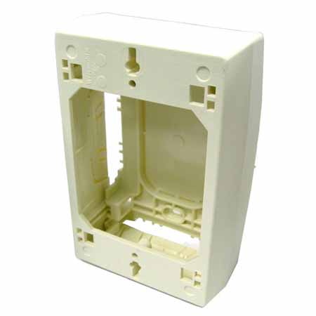 WM 2347 1G IVORY DEVICE BOX 1-3/8IN DEEP FOR 400/800/2300 3IN X 4-3/4IN