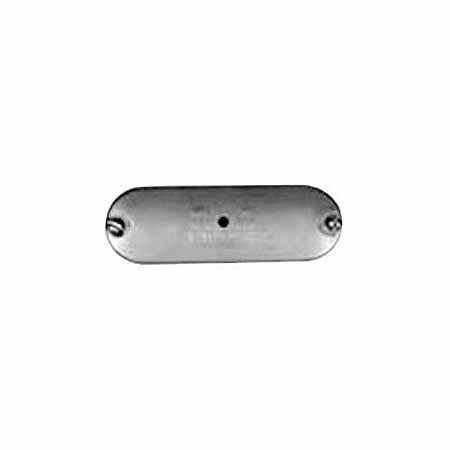 SCV-2 3/4IN STAMPED ALUMINUM ELECTROLET COVER WITH NEOPRENE GASKET