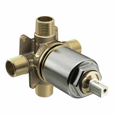 CLEVFAUC 45312 IPS/CC TUB/SHOWER PRESSURE BALANCE ROUGH-IN VALVE WITH MALE IPS / CC CONNECTIONS